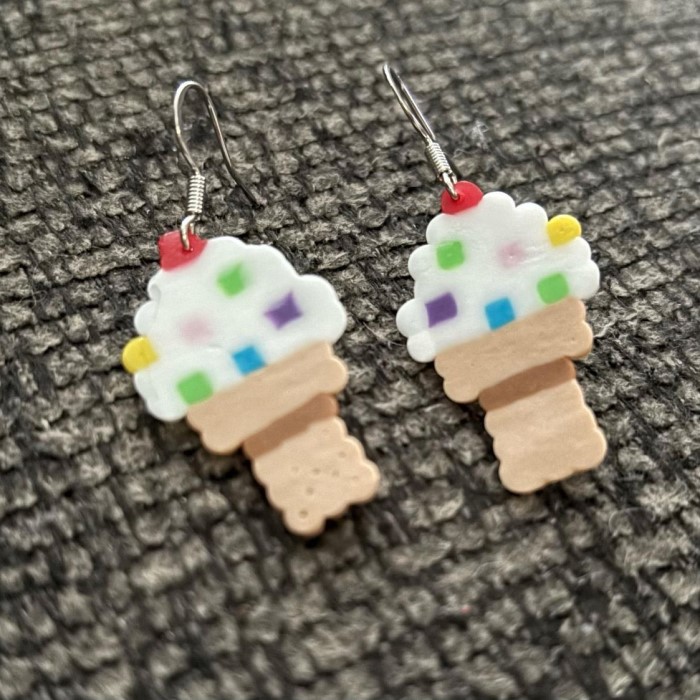 perler bead earrings