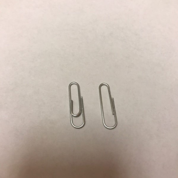 paper clip method