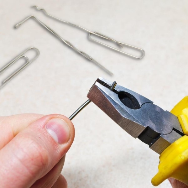 how to pick a lock with paper clip
