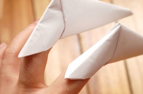 how to make a paper claw