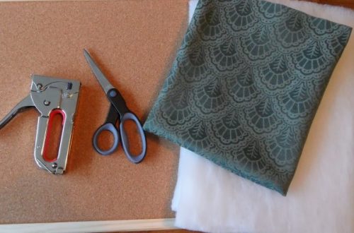 diy fabric pin board