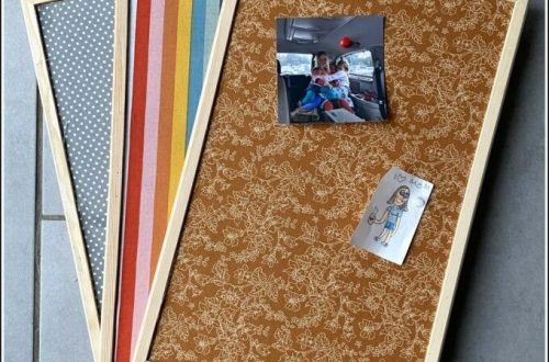 fabric bulletin board