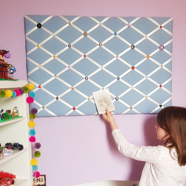 diy fabric pin board